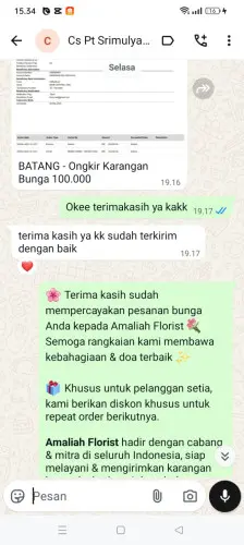 Testimonial Papan Bunga buanamekar