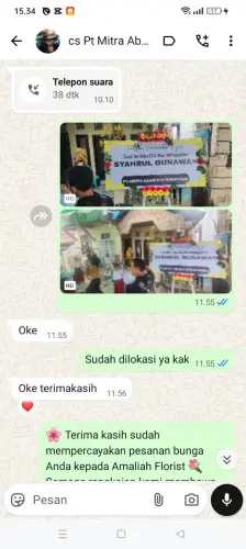 Testimonial Papan Bunga buanamekar