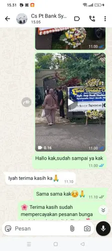 Testimonial Papan Bunga buanamekar