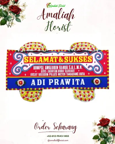 Karangan Bunga Ucapan Selamat buanamekar